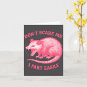 Don't E Me I Fart Easily Funny Sarcastic Humor Hil Kaart (Gele Bloem)