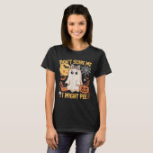 Don't E Me I Might Pee Funny Halloween Pregnant Gh T-shirt (Voorkant volledig)