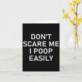 Don't E Me I Op Easily, Funny, Jokes, Sarcastic  Kaart (Gele Bloem)