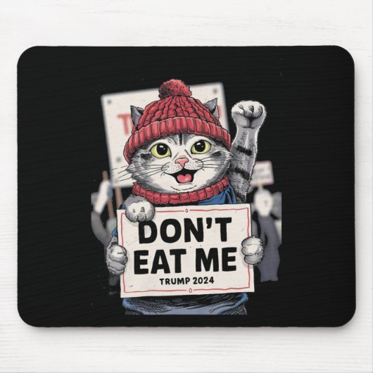 Don't Eat Me Cats voor Trump 2024 Muismat (Voorkant)