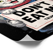 Don't Eat Me Cats voor Trump 2024 Poster (Hoek)