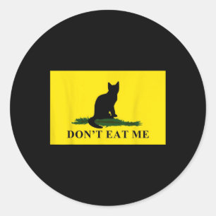 Don't Eat Me Cats voor Trump 2024 Ronde Sticker
