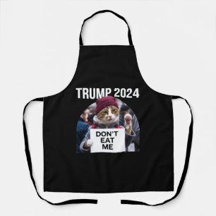 Don't Eat Me Cats voor Trump 2024 Schort