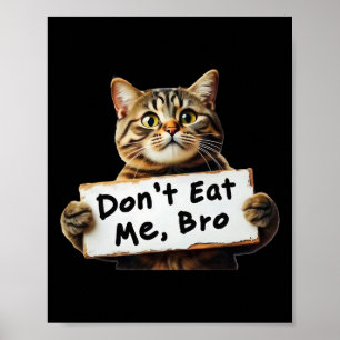 Don't Eat Me Cats voor Trump 2024 Trum Won 2024 Poster