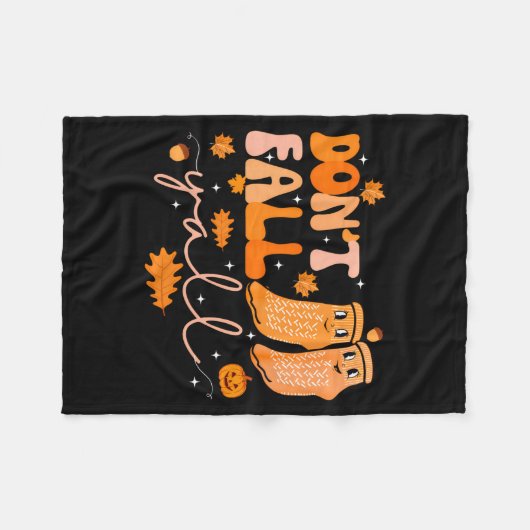 Dont Fall Yall Fall Prevention Fall Physical  Fleece Deken (Voorkant (Horizontaal))
