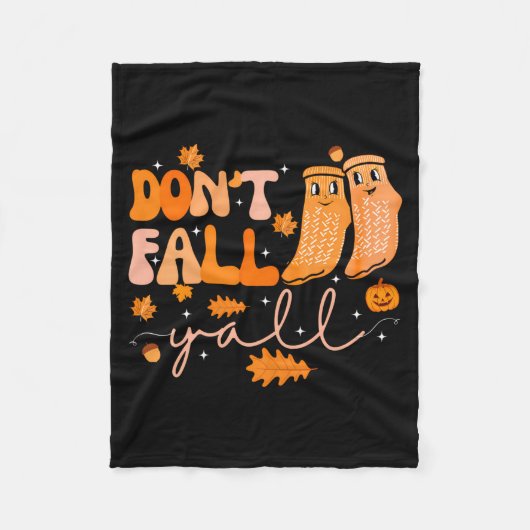 Dont Fall Yall Fall Prevention Fall Physical  Fleece Deken (Voorkant)