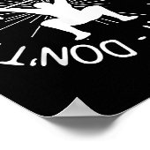 Dont Far Funny Fitness Gym Gift Poster (Hoek)