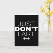 Don't Fart1 - Doe geen scheet Kaart (Gele Bloem)