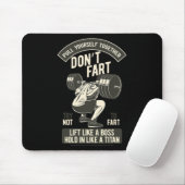 Don't Fart4 Alleen geen scheet Muismat (Met muis)