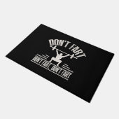Dont Fart Funny Ness Gym Workout Weights Squat Deurmat (Schuin)