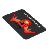 "Don't Fear the Dark" Japanse lantaarn Yokai Magneet (Rechterzijde)