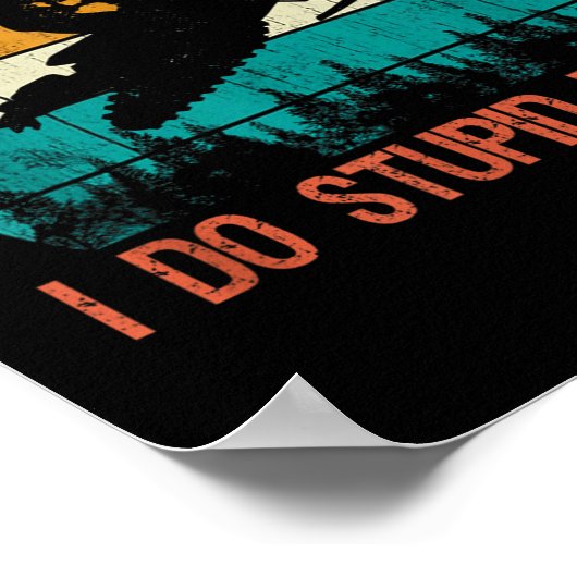 Don't Follow Me I Do Stud Thing Snowmobile Motor S Poster (Hoek)