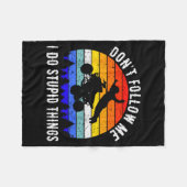 Dont Follow Me I Do Stud Things Four Wheeler Atv Q Fleece Deken (Voorkant (Horizontaal))