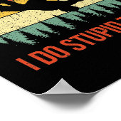 Dont Follow Me I Do Stud Things Snowboarding Poster (Hoek)