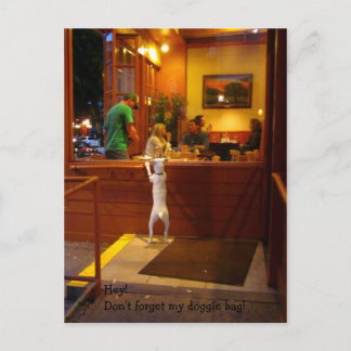 Don't Forget My Doggie Bag! Briefkaart
