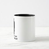 D'ont Forget My Senior Discount Funny Mok (Midden)