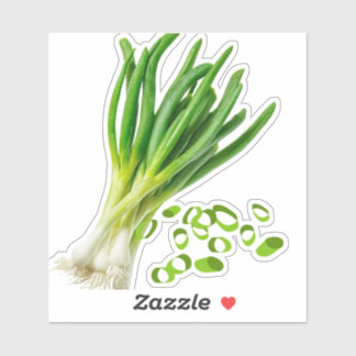 Don't forget the green onions sticker