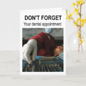 Don't forget your dental appointment. kaart (Gele Bloem)