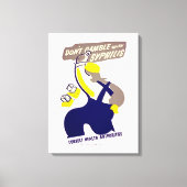 Dont Gamble met zigeuners Canvas Afdruk (Voorkant)