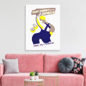 Dont Gamble met zigeuners Canvas Afdruk (Insitu (Woonkamer))