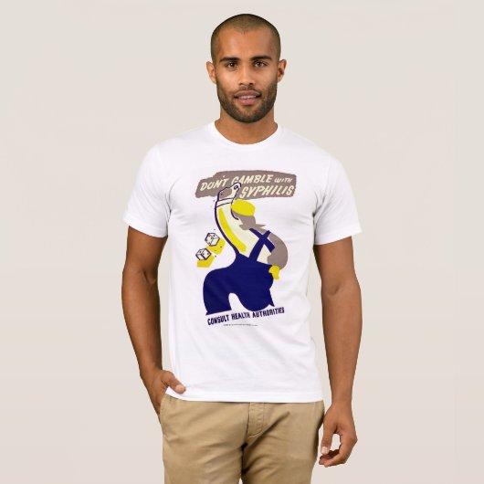Dont Gamble met zigeuners T-shirt (Voorkant volledig)