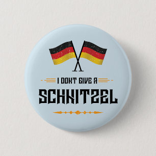 Dont Geef Schnitzel Funny Oktoberfest Ronde Button 5,7 Cm