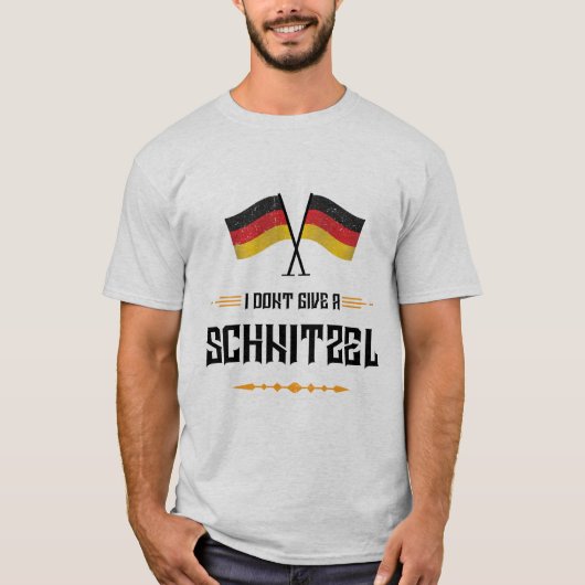 Dont Geef Schnitzel Funny Oktoberfest T-shirt (Voorkant)