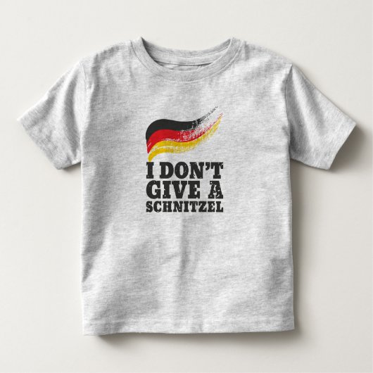 Dont Geef Schnitzel German Flag Oktoberfest Kinder Shirts (Voorkant)