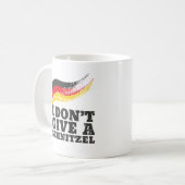 Dont Geef Schnitzel German Flag Oktoberfest Koffiemok (Voorkant links)