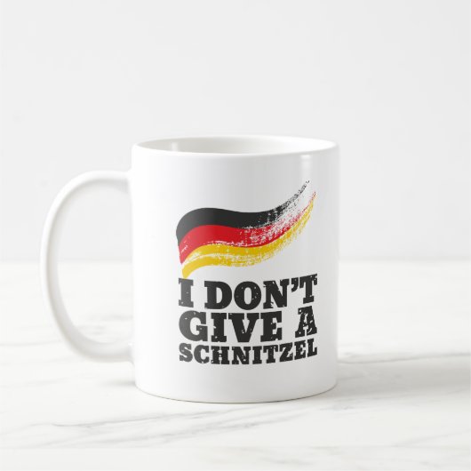 Dont Geef Schnitzel German Flag Oktoberfest Koffiemok (Links)