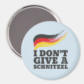 Dont Geef Schnitzel German Flag Oktoberfest Magneet (Voorkant / Achterkant)