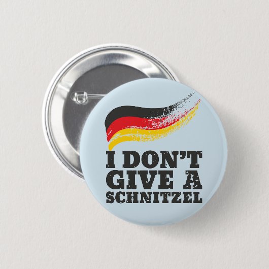 Dont Geef Schnitzel German Flag Oktoberfest Ronde Button 5,7 Cm (Voorkant /achterkant)