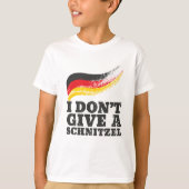 Dont Geef Schnitzel German Flag Oktoberfest T-shirt (Voorkant)