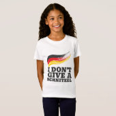 Dont Geef Schnitzel German Flag Oktoberfest T-shirt (Voorkant volledig)