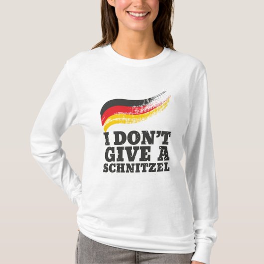 Dont Geef Schnitzel German Flag Oktoberfest T-shirt (Voorkant)