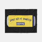 Dont Get It Twisted Tee Tea Meme Long Sleeve  Fleece Deken (Voorkant (Horizontaal))
