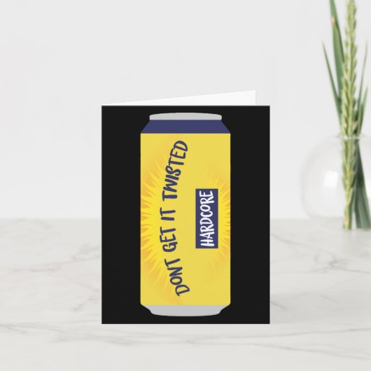 Dont Get It Twisted Tee Tea Meme Long Sleeve  Kaart (Voorkant)