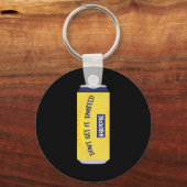 Dont Get It Twisted Tee Tea Meme Long Sleeve  Sleutelhanger (Voorkant)