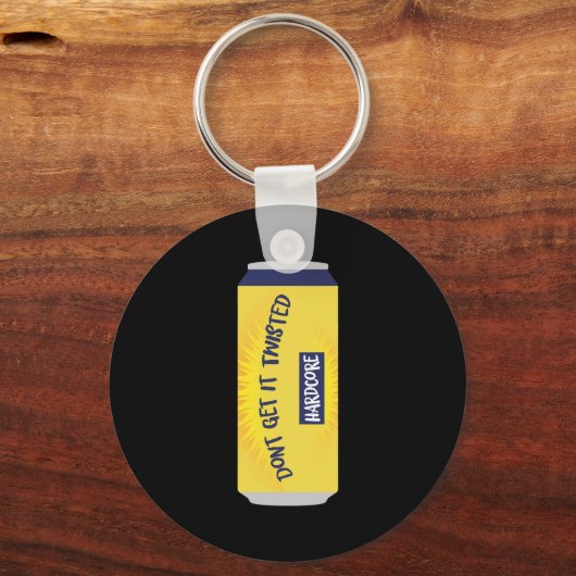 Dont Get It Twisted Tee Tea Meme Long Sleeve  Sleutelhanger (Voorkant)