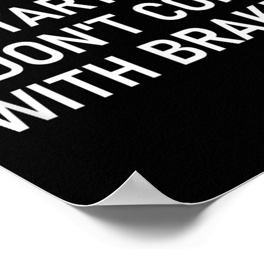 Don't Get Me Started I Don't Come With Brakes, Fun Poster (Hoek)