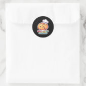 Don't get started sourdough pun funny kawaii bread ronde sticker (Tas)