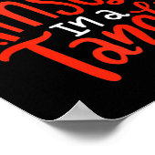 Don't Get Your Tinsel In A Tangle Funny Christmas  Poster (Hoek)