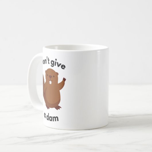 Don't Give A Dam  Koffiemok (Voorkant links)