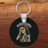 Don't Give Me Life Sugar Skull Humor Quote Funny G Sleutelhanger (Voorkant)