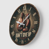 Don't Give Up Boxing Gloves Grote Klok (Hoek)