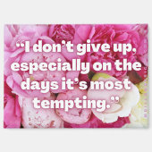 Don't Give Up - Positive Affirmation Magnet (Voorkant)