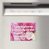 Don't Give Up - Positive Affirmation Magnet (Insitu (Vaatwasser))