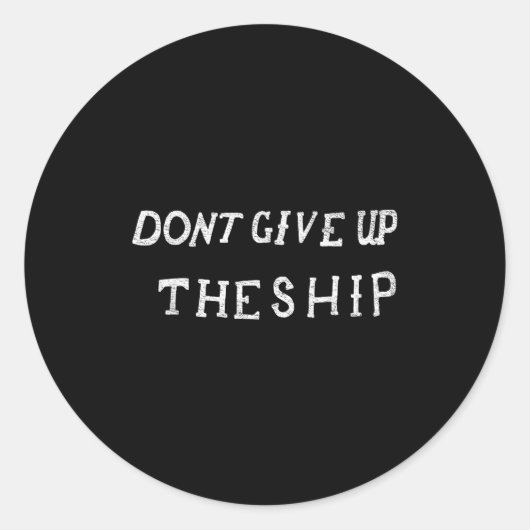 Don't Give Up The Ship Perry Battle Flag  Ronde Sticker (Voorkant)
