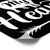 Dont Go Bacon My Heart Funny Valentines Day G Lo Poster (Hoek)