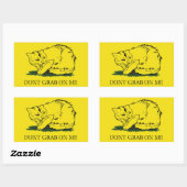 Dont Grab op Me sticker (Vel)